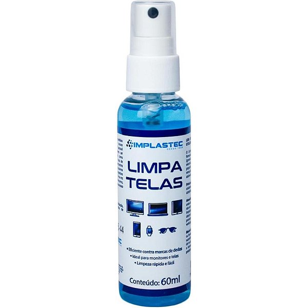 LIMPA TELAS AZUL IMPLASTEC 60ML - IMPLASTEC