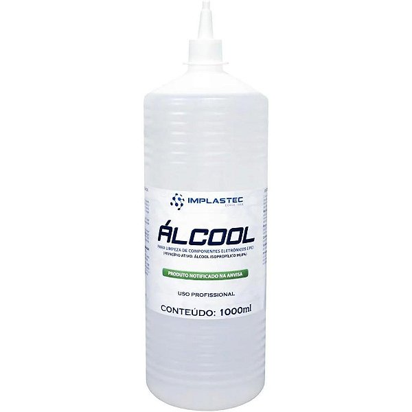 ALCOOL ISOPROPILICO 99,8% PCI 1000ML - IMPLASTEC