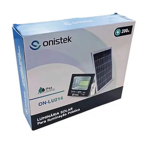 LUIMINARIA LED SOLAR REFLETOR - REF: ON-LU214