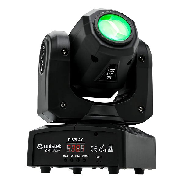 MINI CANHAO DE LED GIRATORIO 7 CORES - ON-LP502