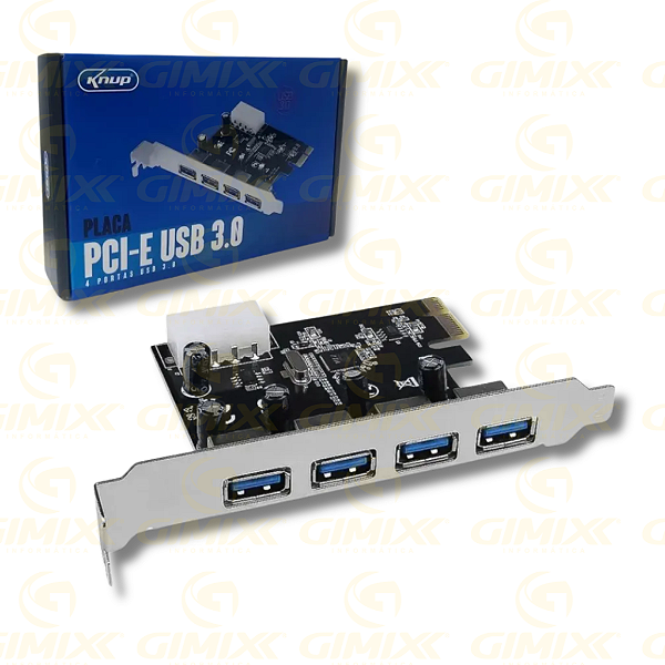 CIRCUITO IMPRESSO SENDO PLACA PCI-E COM 4 ENTRADA KNUP KP-T102