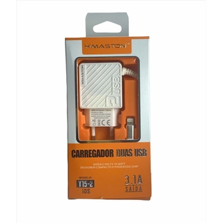 CARREGADOR CELULAR LIGTH IOS 3.1A HMASTON Y15-2