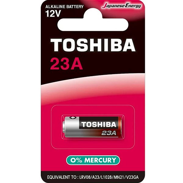 PILHA ALCALINA 12V 23A TOSHIBA C (CAR/1)