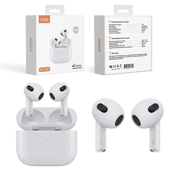 FONE DE OUVIDO SEM FIO KD-789