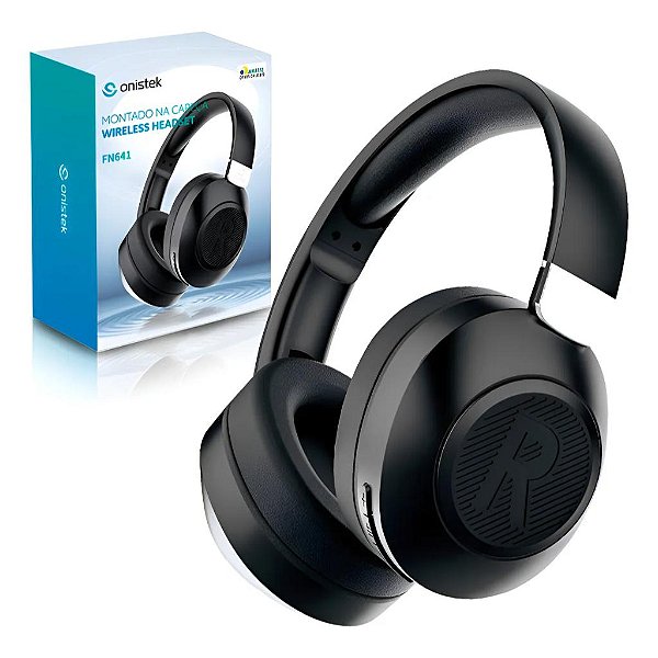 FONE DE OUVIDO SEM FIO HEADPHONE BLUETOOTH-WIRELESS ON-FN641