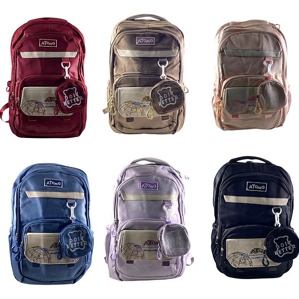 MOCHILA EM MATERIAL PLASTICO REF MO-L-23046