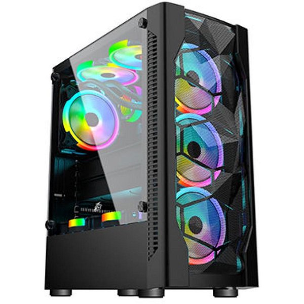 GABINETE GAMER RGB ATX/M-ATX - D-ATX17