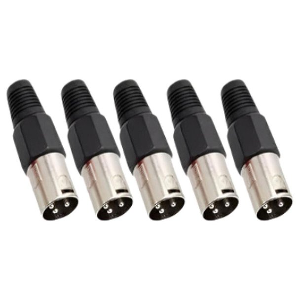 PLUG CANNON PRETO CORPO PLASTICO PGCN0004