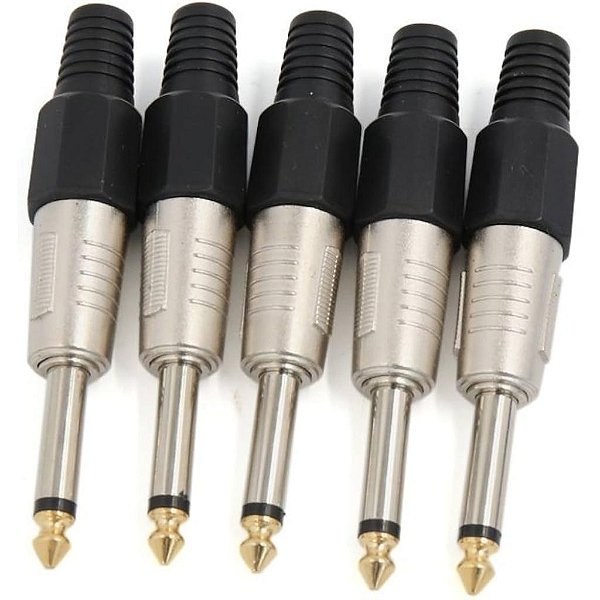 PLUG P10 MONO PLASTICO PRETO PGPZ0019