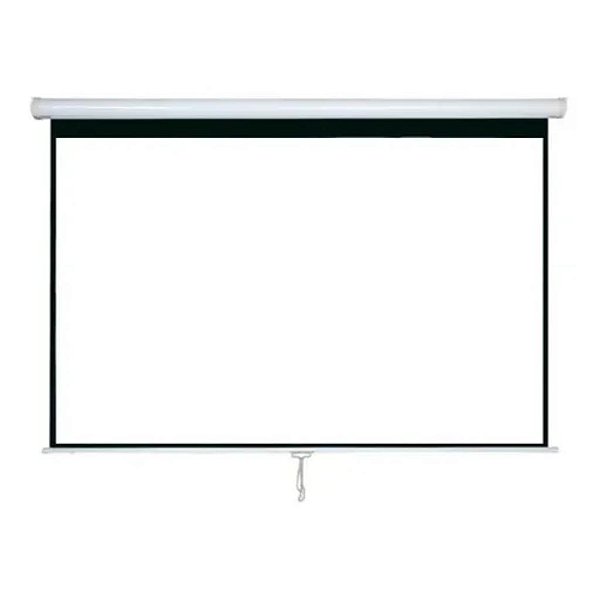 TELAS DE PROJECAO RETRATIL COM SUPORTE METALICOS 100 POLEGADAS 4:3 2563