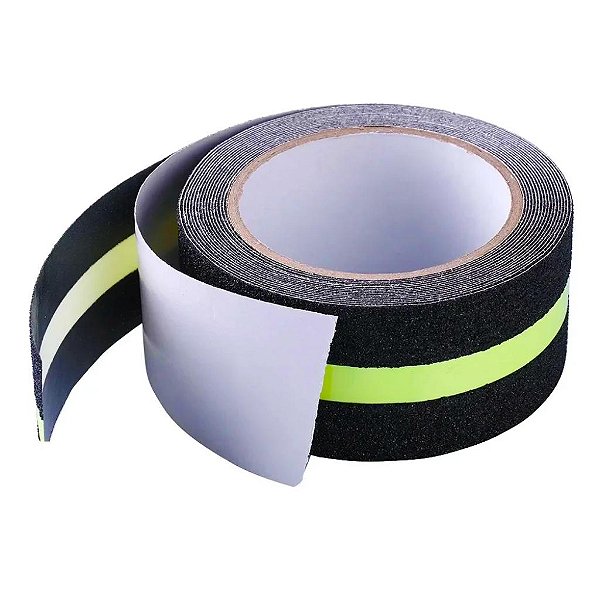 FITA ANTIDERRAPANTE COM FAIXA FOTOLUMINESC BOM-1359 SP