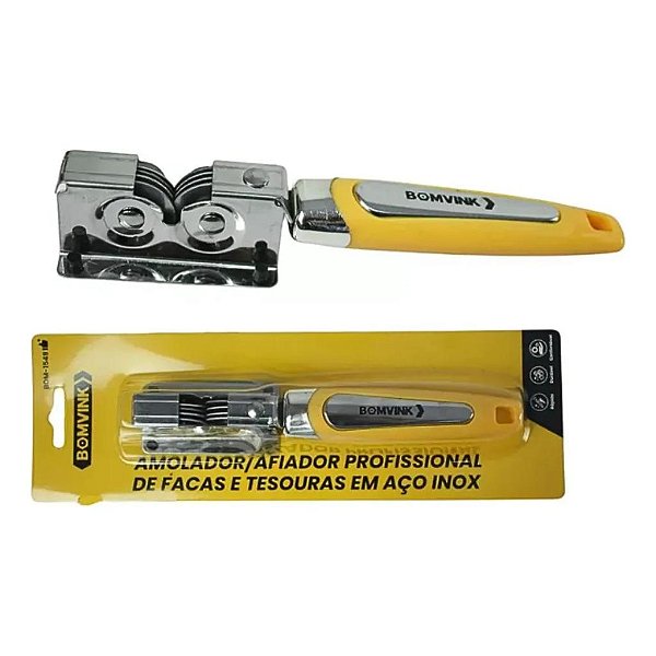 AFIADOR AMOLADOR DE FACAS E TESOURAS BOM-1549