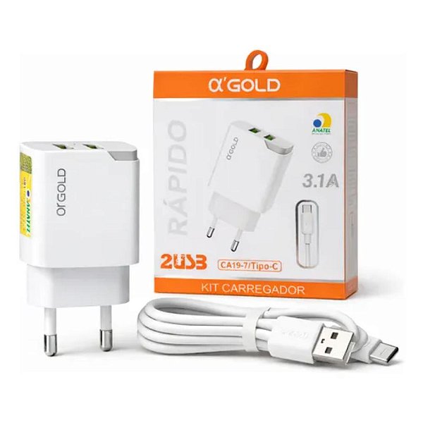 CARREGADOR IOS 3.1A CA19-6