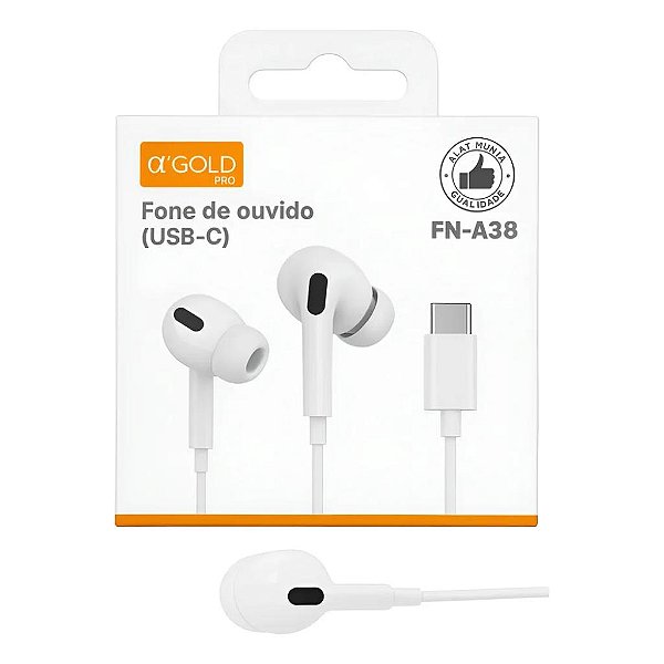FONE DE OUVIDO COM FIO FN-A38L