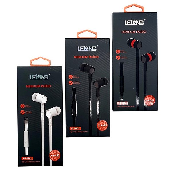 FONE DE OUVIDO INTRA-AURICULAR COM MICROFONE LE-0201