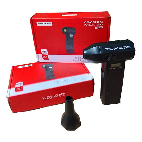 SOPRADOR DE AR PORTATIL COM MOTOR ELETRICO ENTRADA 210W MXB-102