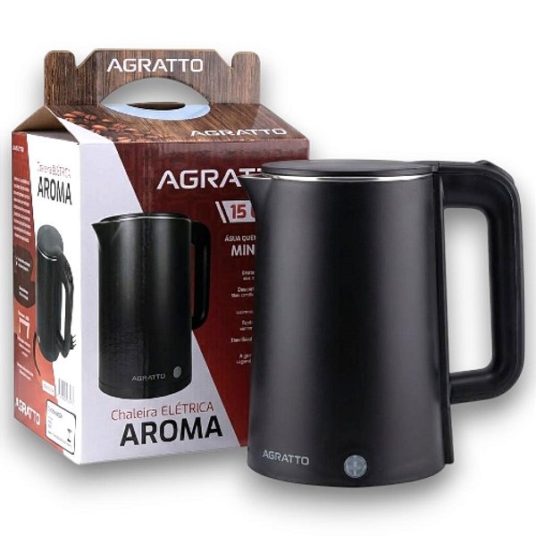 CHALEIRA ELETRICA PRETA 220V (IMP)  ACEP01I-02 8031