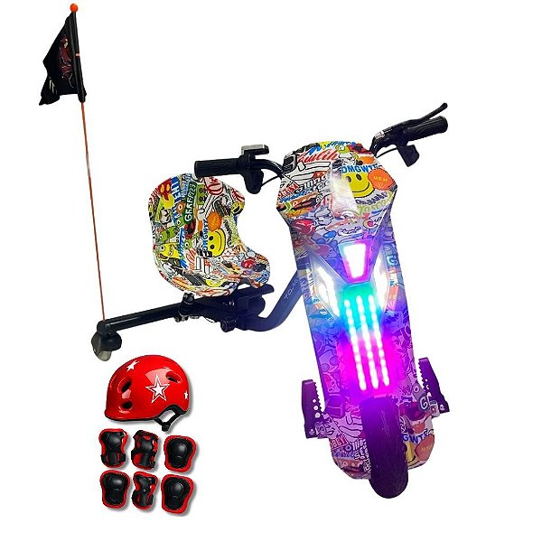 TRICICLO RECARREGAVEL 15KM/H-MOTOR36V*250W BATERIA:36V MPE-P8008