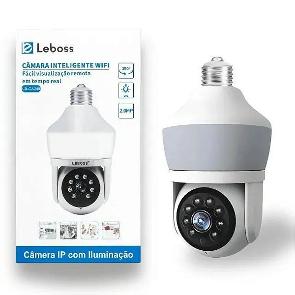 CAMERA DE SEGURANCA IP WI-FI PTZ COM VISÃO NOTURNA E ÁUDIOLB-CA249