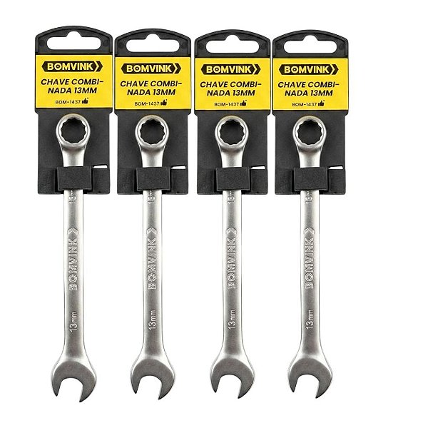 CHAVE COMBINADA DE ABERTURA FIXA 13MM BOM-1437