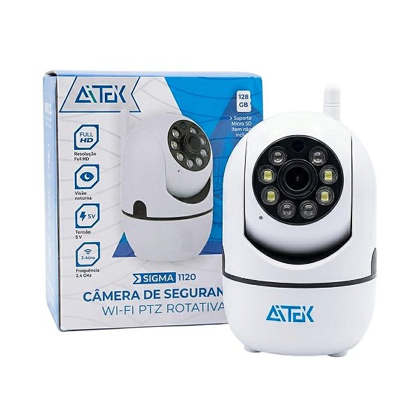 CAMERA DE SEGURANCA IP INTERNA FULL HD 1080P 2MP LENTE: 3.6MM SIGMA-1120
