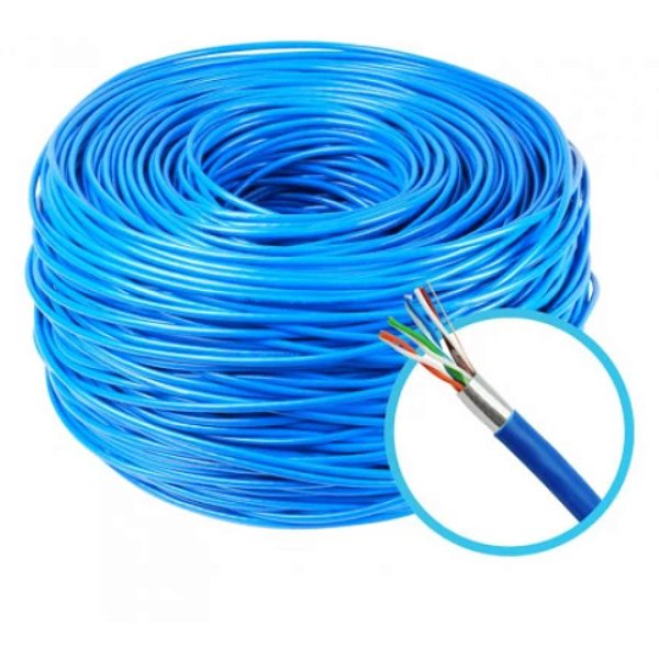 CABO PARA CFTV 4P AZUL - 305 MT 2FLEX PREMIUM