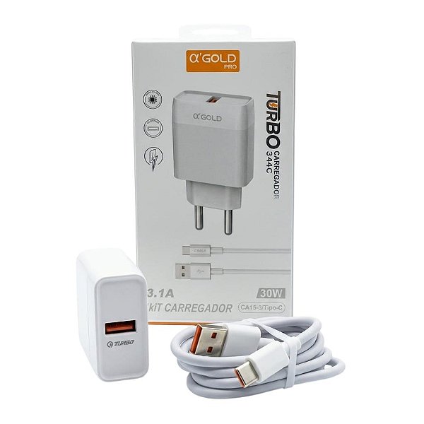 CARREGADOR TIPO-C 30W 6.1A CA15-3
