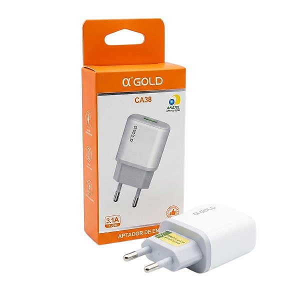 CARREGADOR 3.1A CA38