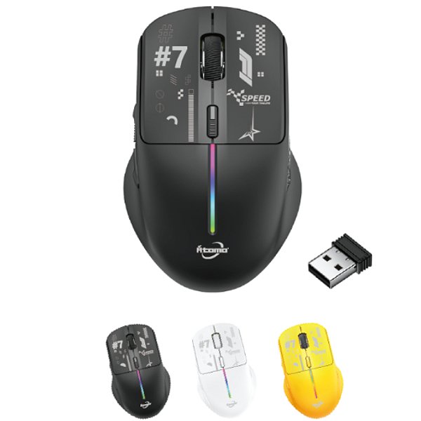 MOUSE OPTICO GAMER RGB ÁTOMO MO-W04