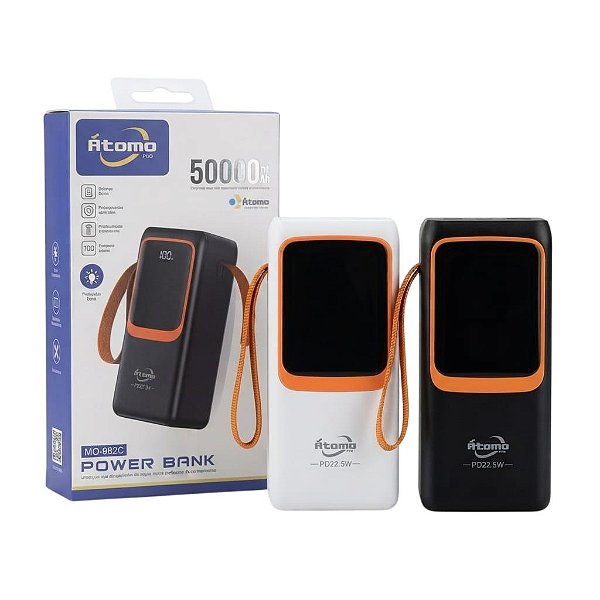 CARREGADOR PORTATIL UNIVERSAL 50.000A 22.5W MO-982C