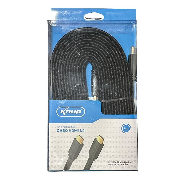 CABO HDMI X HDMI 1.4 5M RESOLUCAO 1080P PLUG AND PLAY KP-YP51000 5M