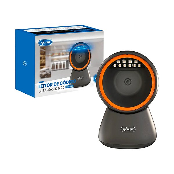 LEITOR DE CODIGO DE BARRAS 1D E QR CODES A LASER 5VDC/400MA KP-LE709