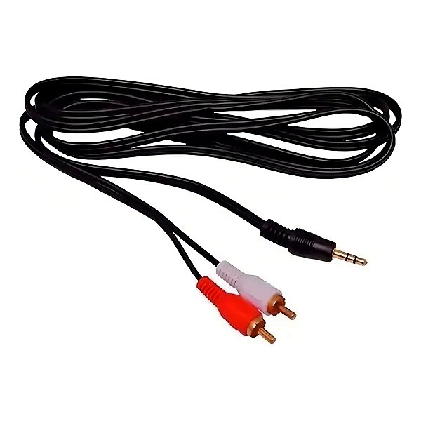 CABO COM CONECTOR P2 PARA 2RCA 5M LE-1008-5M