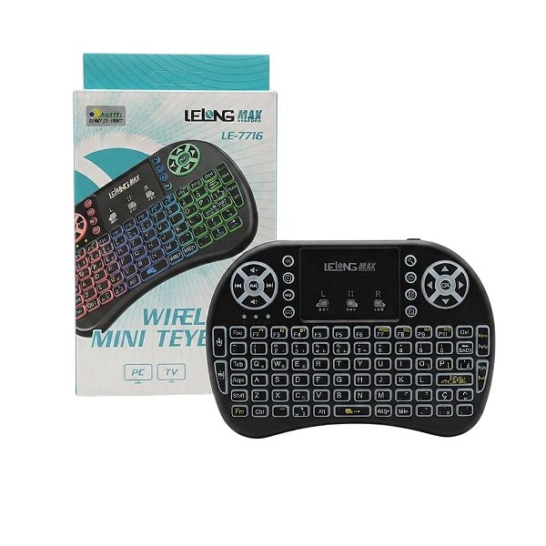 MINI TECLADO USB WIRELESS LE-7716