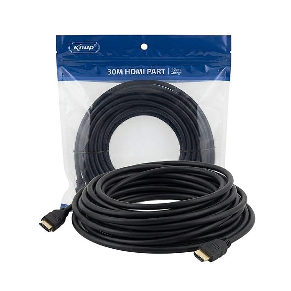 CABO HDMI PARA HDMI COMPRIMENTO 30M KNUP - KP-YP5000 30M