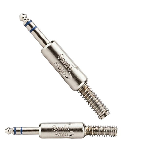 CONECTOR P10 ESTEREO PLG P10 NINJA ST - SANTO ANGELO