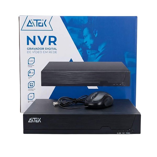GRAVADOR DE VIDIO DIGITAL NVR 10 CANAIS SIGMA-N210 AITEK