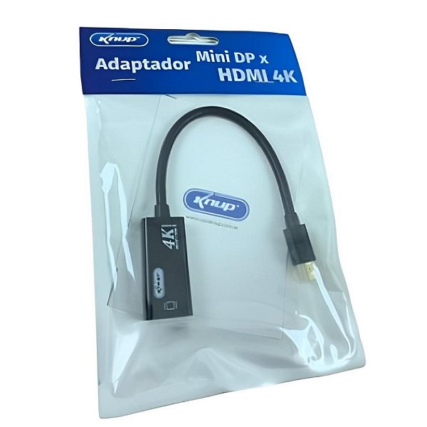 MINI DISPLAYPORT PARA HDMI 4K KNUP KP-CO403