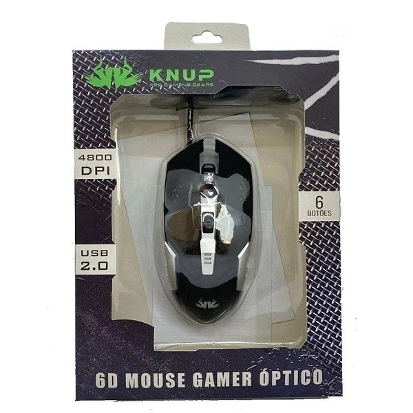 MOUSE PARA COMPUTADOR 6 BOTOES KP-MU005