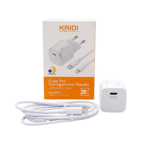 CARREGADOR CELULAR TIPO-C PARA TIPO-C KD-661CL