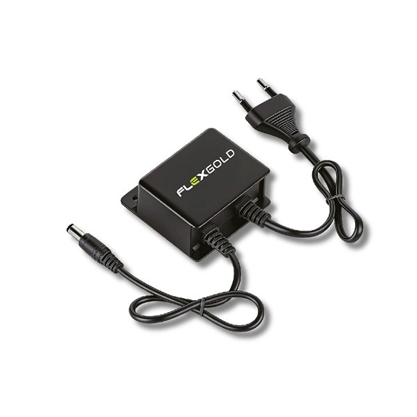 FONTE DE ALIMENTAÇÃO 25CM PARA CÂMERAS DE SEGURANÇA FLEXGOLD FX-FT-08 12V 2A