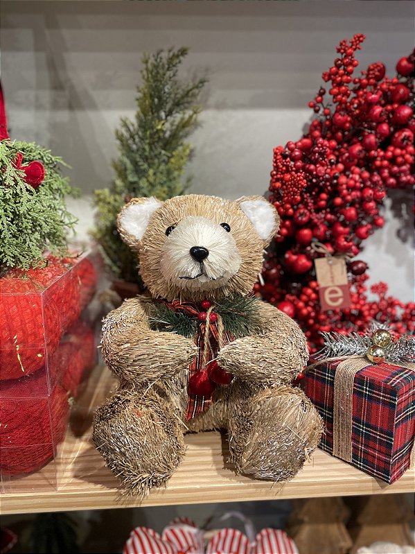 Urso sentado natural