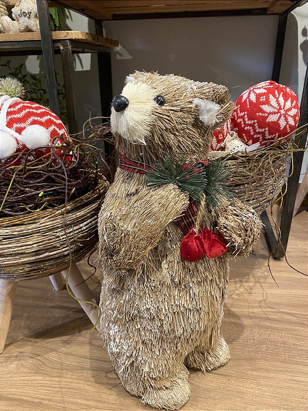 Urso em pé natural G