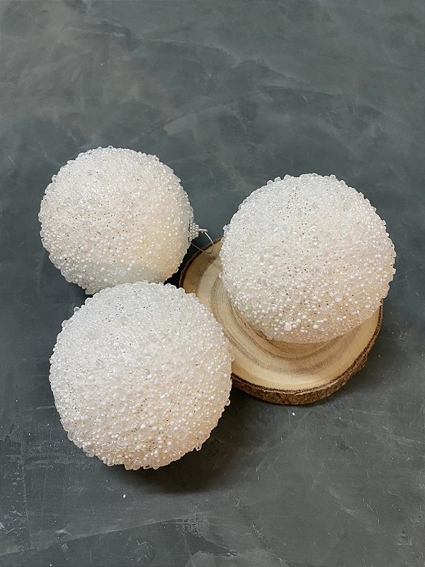 Jogo de bolas branco 10cm