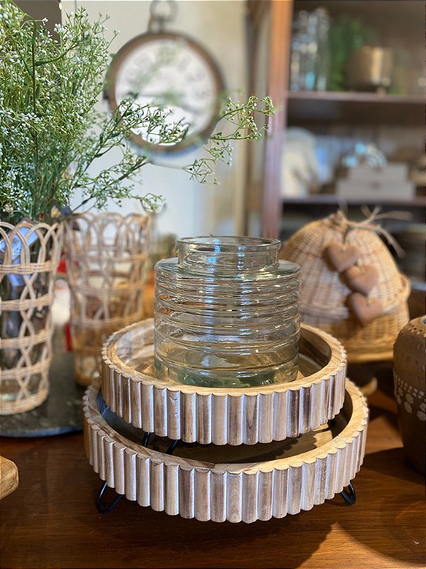 Bandeja de madeira g