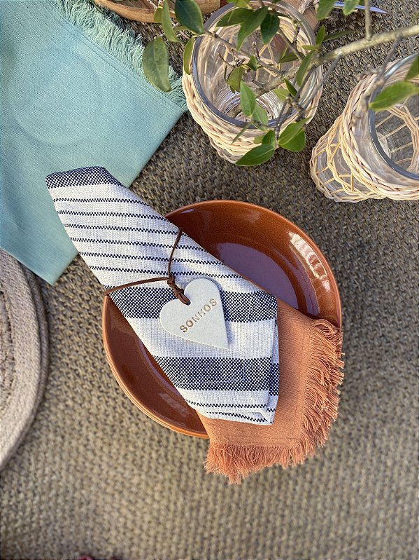 Guardanapo linen marinho