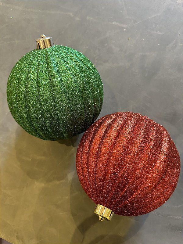 Jogo de bolas gomos vermelho/verde 15cm