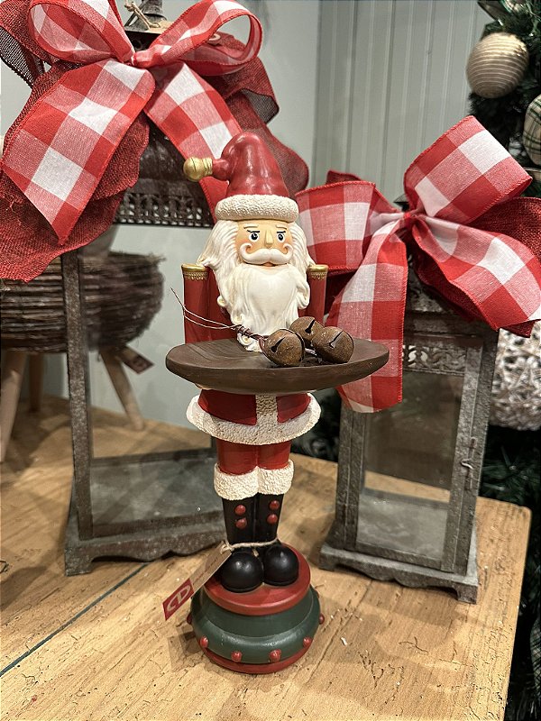 Papai noel com bandeja