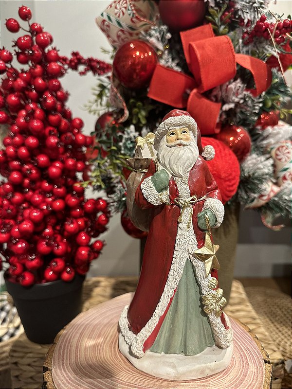 Papai noel vermelho e verde