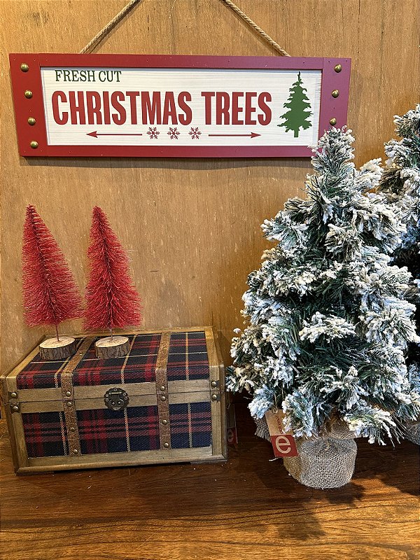 Placa - Christmas tree